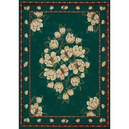 RLM DISTRIBUTION 5 ft. 3 in. x 7 ft. 6 in. Manhattan Magnolia Area Rug, Hunter HO2625428